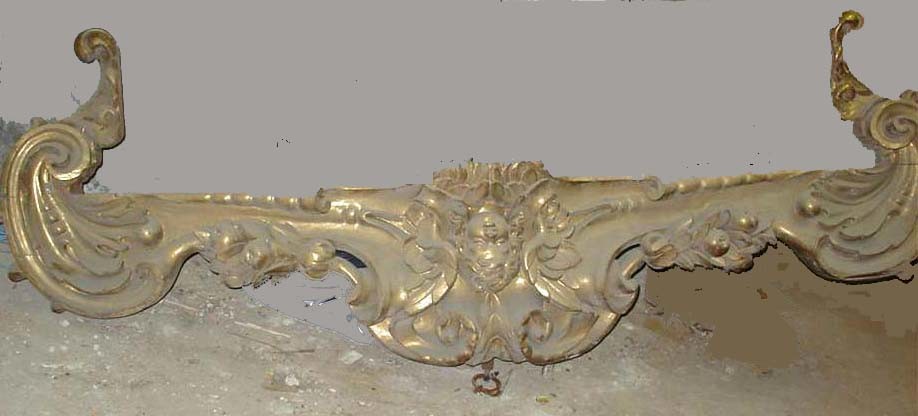 cornice, elemento d'insieme - bottega fiorentina (secc. XVI/ XVII)