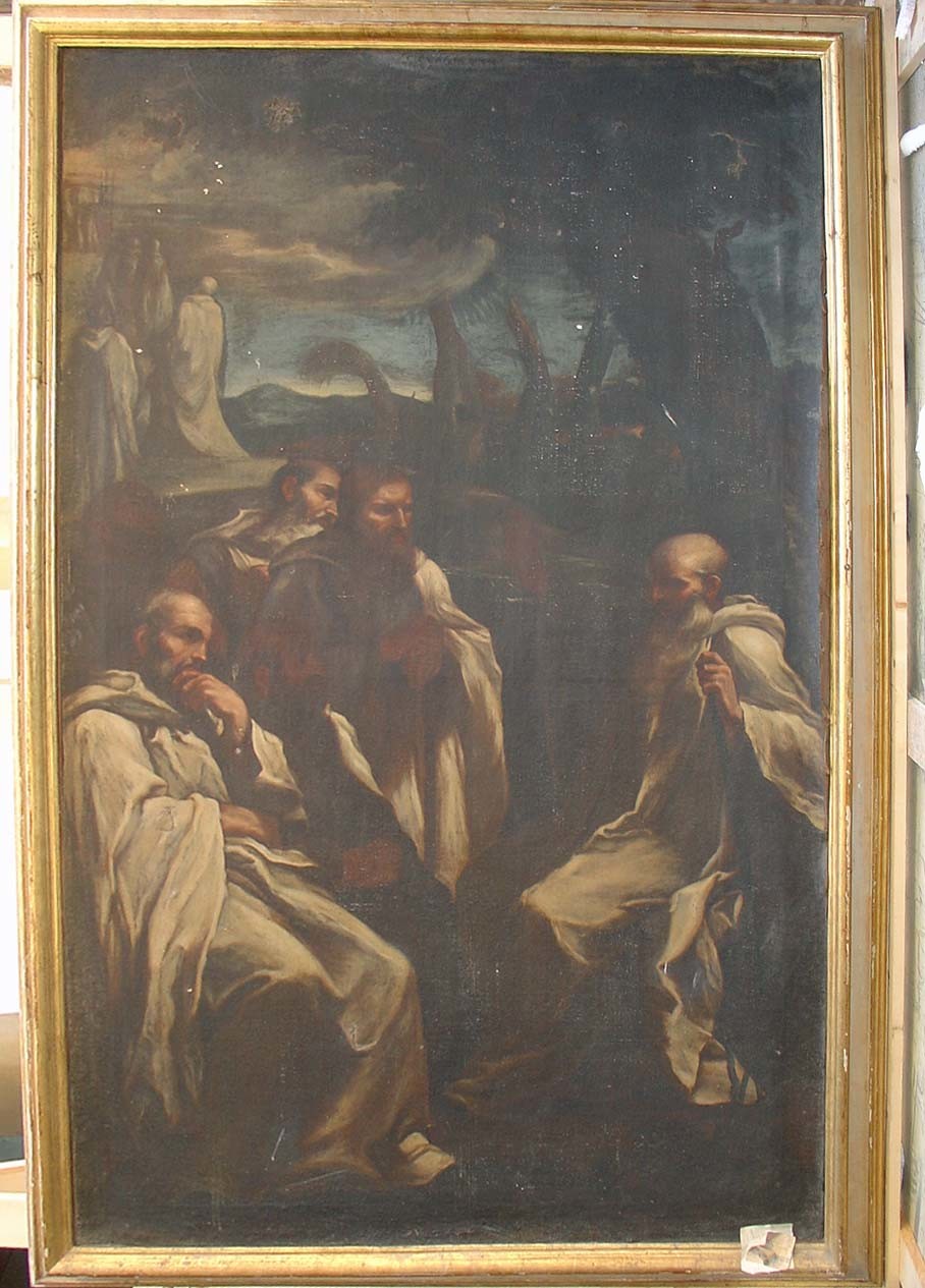 monaci benedettini (dipinto) di Santi di Tito (scuola) (seconda metà sec. XVI)