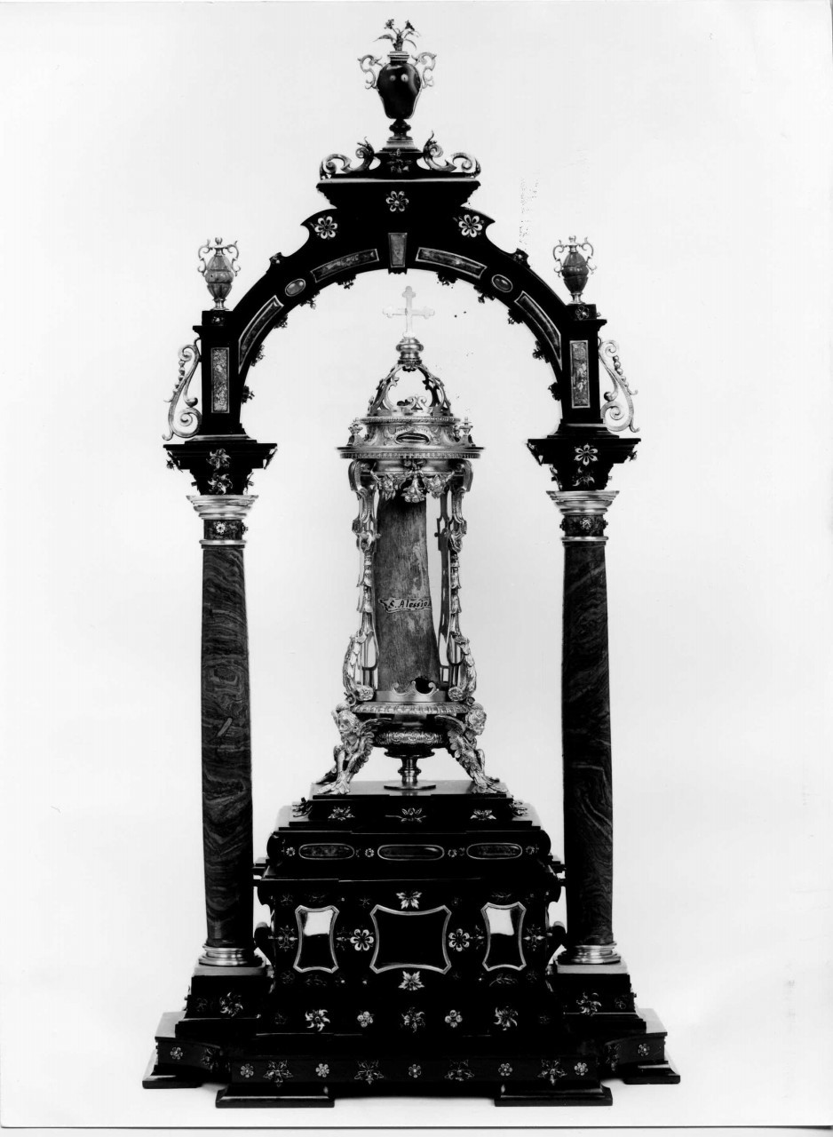 reliquiario architettonico - ad altarolo - botteghe granducali fiorentine (inizio sec. XVII)