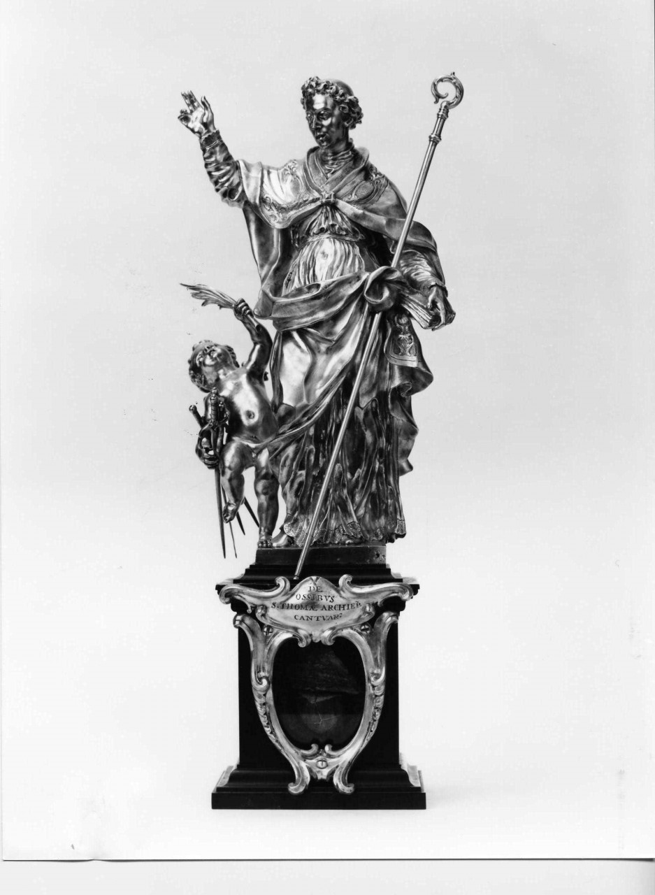 reliquiario - a statuetta - bottega fiorentina (primo quarto sec. XVIII)