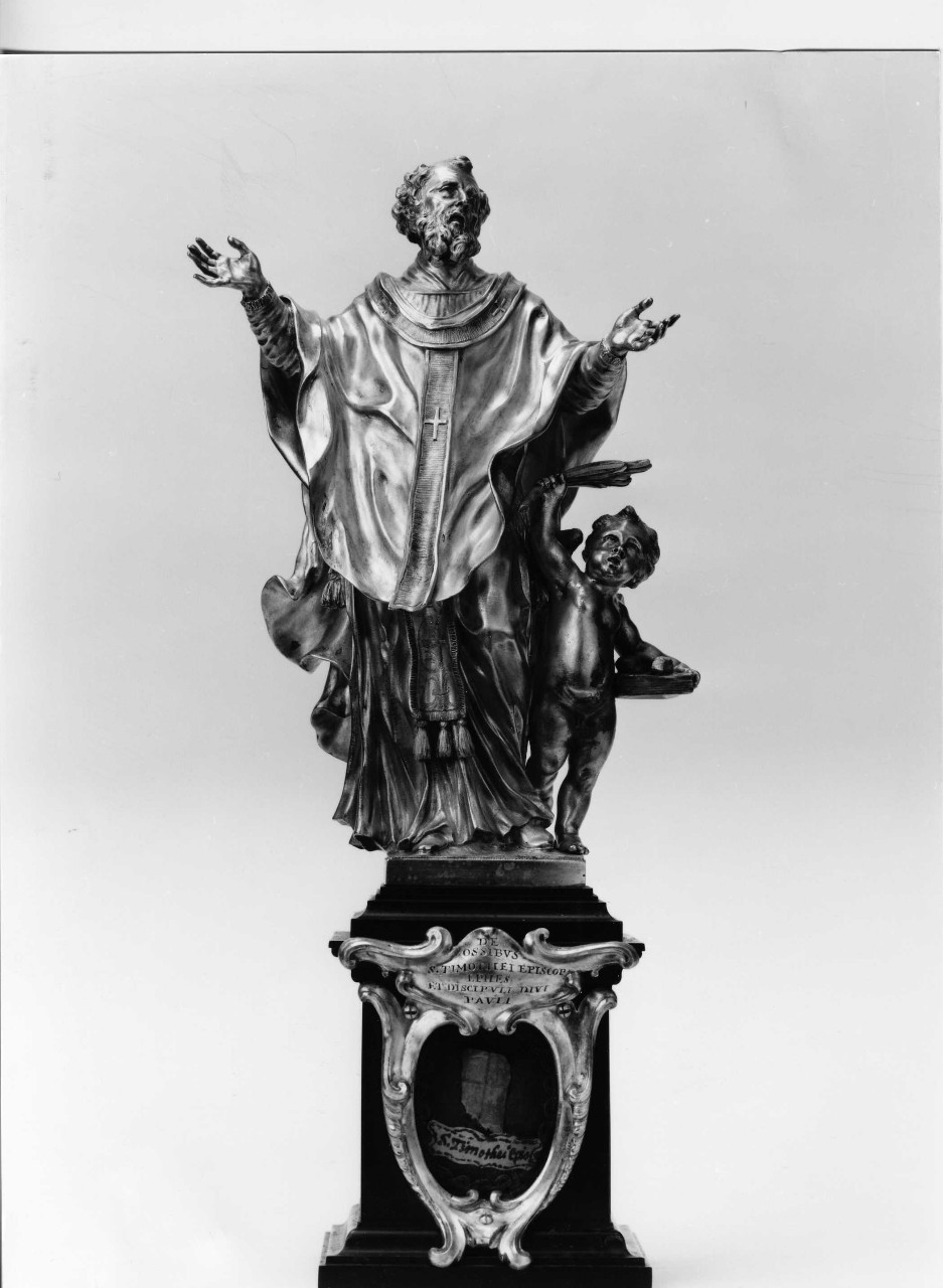 reliquiario - a statuetta - bottega fiorentina (primo quarto sec. XVIII)