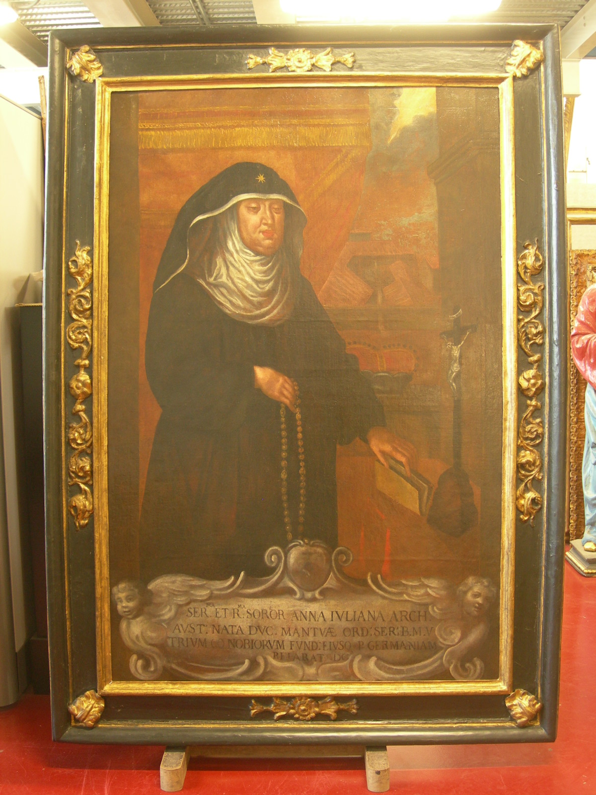 Ritratto di Anna Giuliana d'Austria (dipinto, opera isolata) - ambito fiorentino (metà sec. XVII)