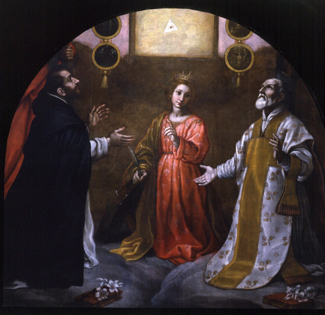 Santi (dipinto, opera isolata) di Curradi Francesco (metà sec. XVII)