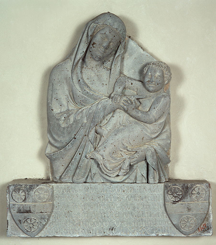 Madonna con Bambino (rilievo) - ambito fiorentino (sec. XIV)