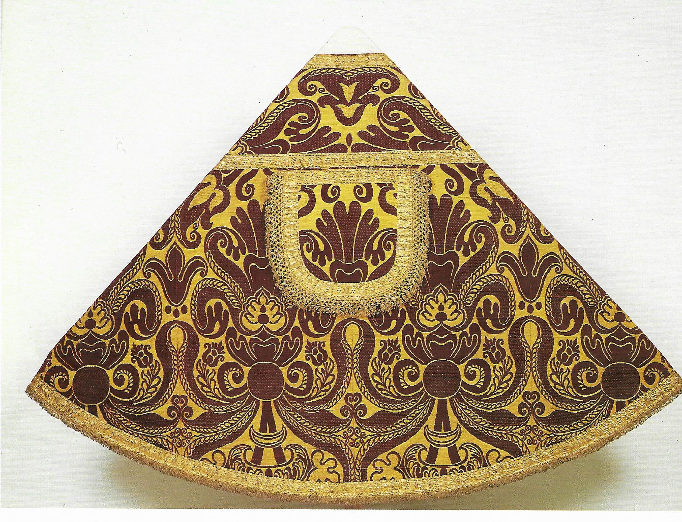 paramento liturgico in quarto, insieme - manifattura fiorentina (sec. XIX)