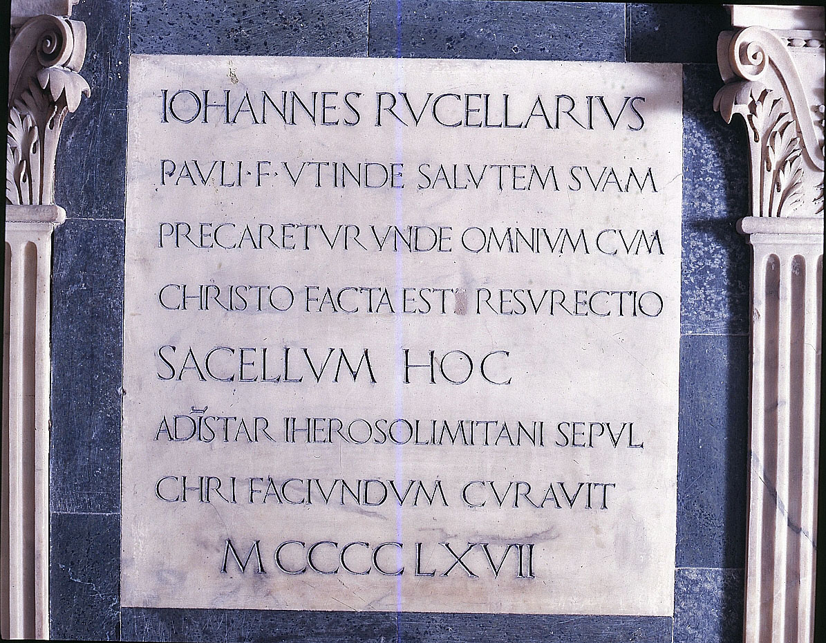 lapide di Alberti Leon Battista (attribuito), Giovanni di Bertino (sec. XV)