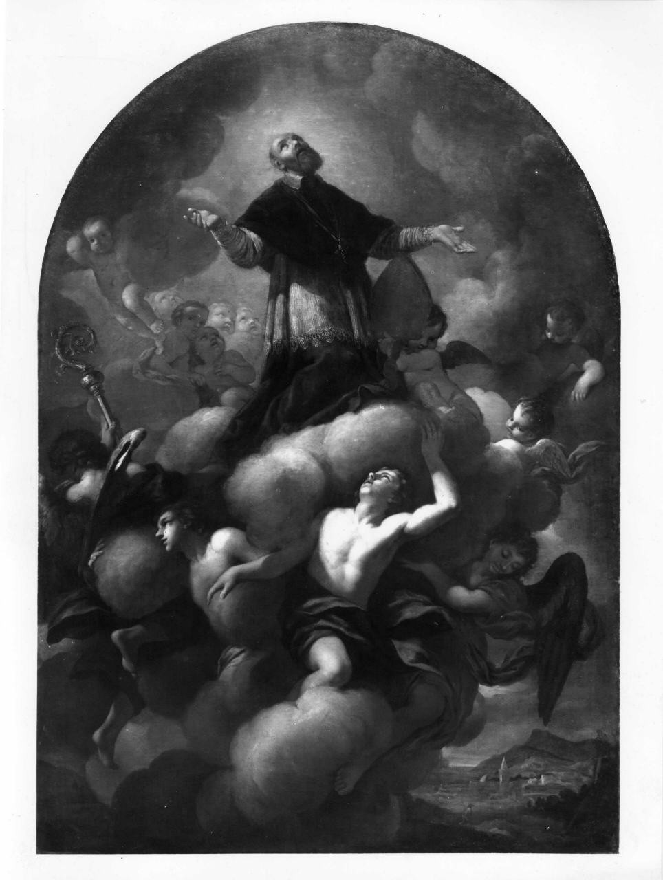 gloria di San Francesco di Sales (dipinto) di Gabbiani Anton Domenico (sec. XVII)