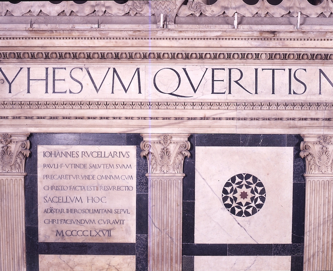 cornice di Alberti Leon Battista (attribuito), Giovanni di Bertino (sec. XV)