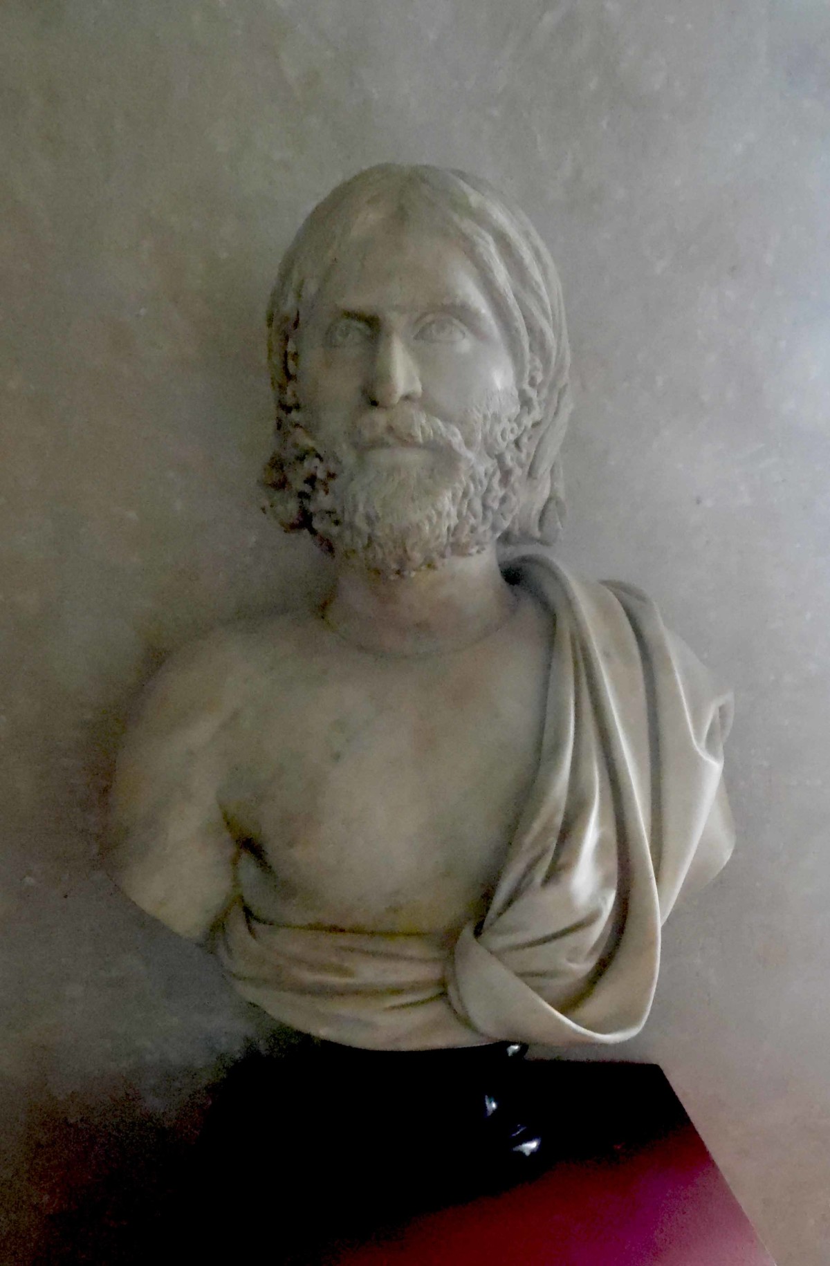 busto in marmo lunense (busto) - ambito romano (prima metà II)