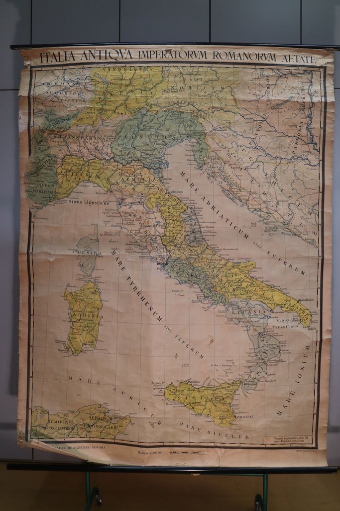 Italia antiqua Imperatorum Romanorum Aetate (carta murale) (prima metà XX)