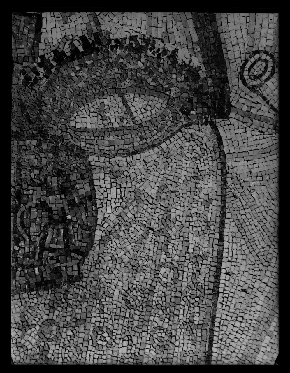 Decorazione [della] Chiesa di San Teodoro al Palatino <Roma> - Absidi - Mosaici - Sec. 6 (negativo) di laboratorio fotografico Soprintendenza Monumenti del Lazio (laboratorio) (secondo quarto XX)
