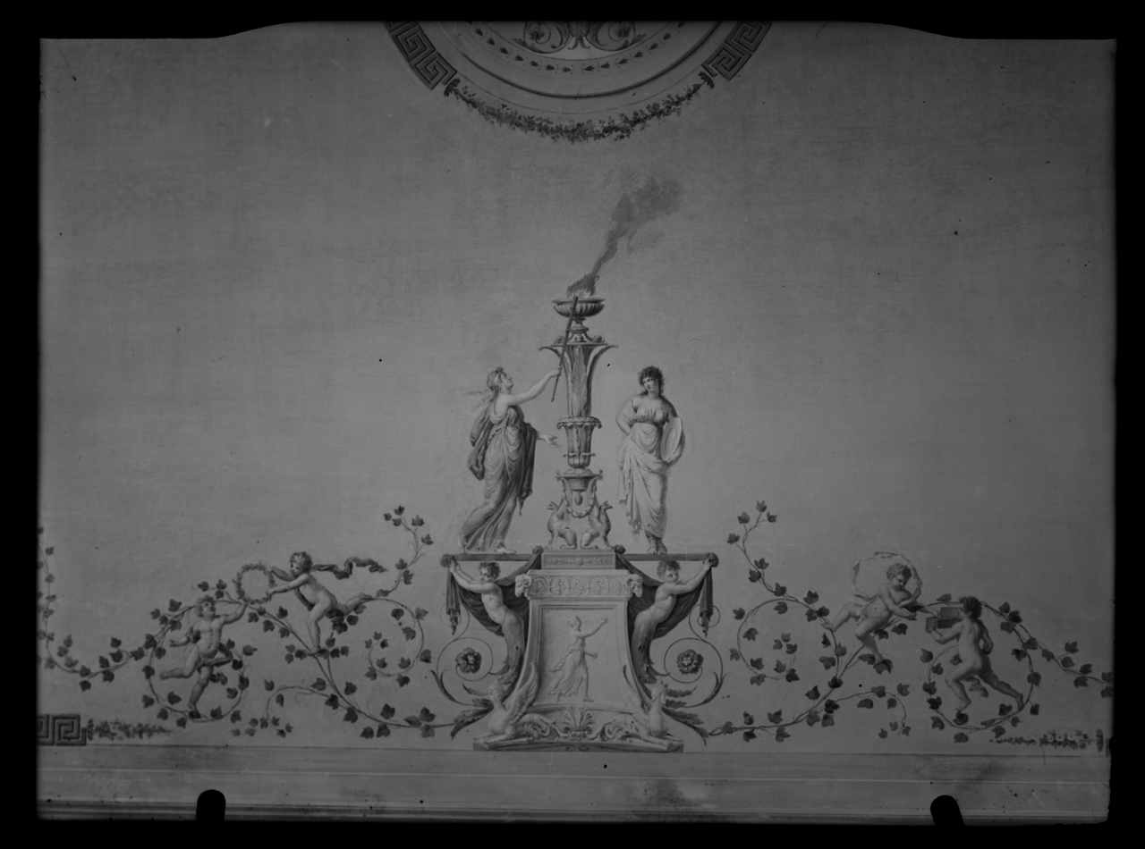 Palazzo Taverna <Roma> - Affreschi (negativo) di laboratorio fotografico Soprintendenza Monumenti del Lazio (laboratorio) (terzo quarto XX)