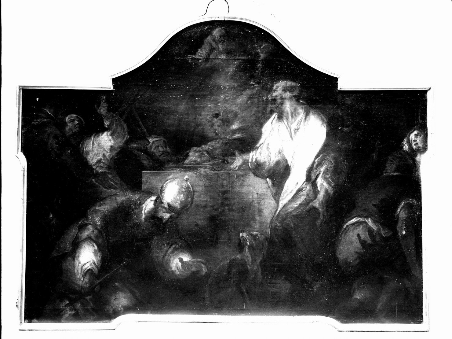 Dipinti - Iconografia cristiana <Il profeta Elia> (negativo) di Anonimo (XX)