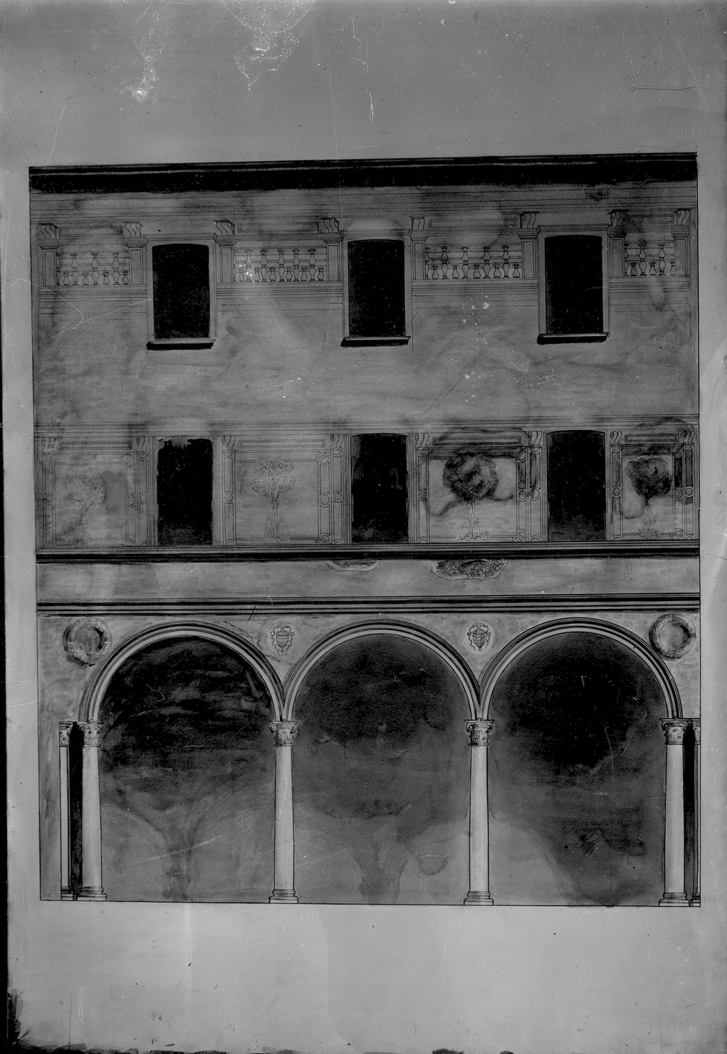 Architettura - Disegni e progetti (negativo) di Anonimo (XX)