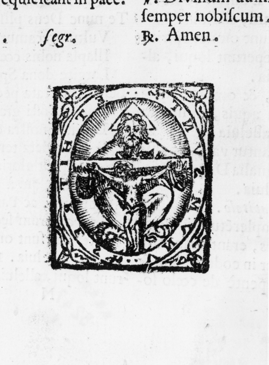 Trinità (stampa) - ambito fiorentino (sec. XVII)