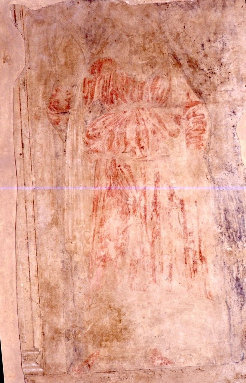 sibilla Cumana (dipinto murale, frammento) di Andrea del Castagno (sec. XV)