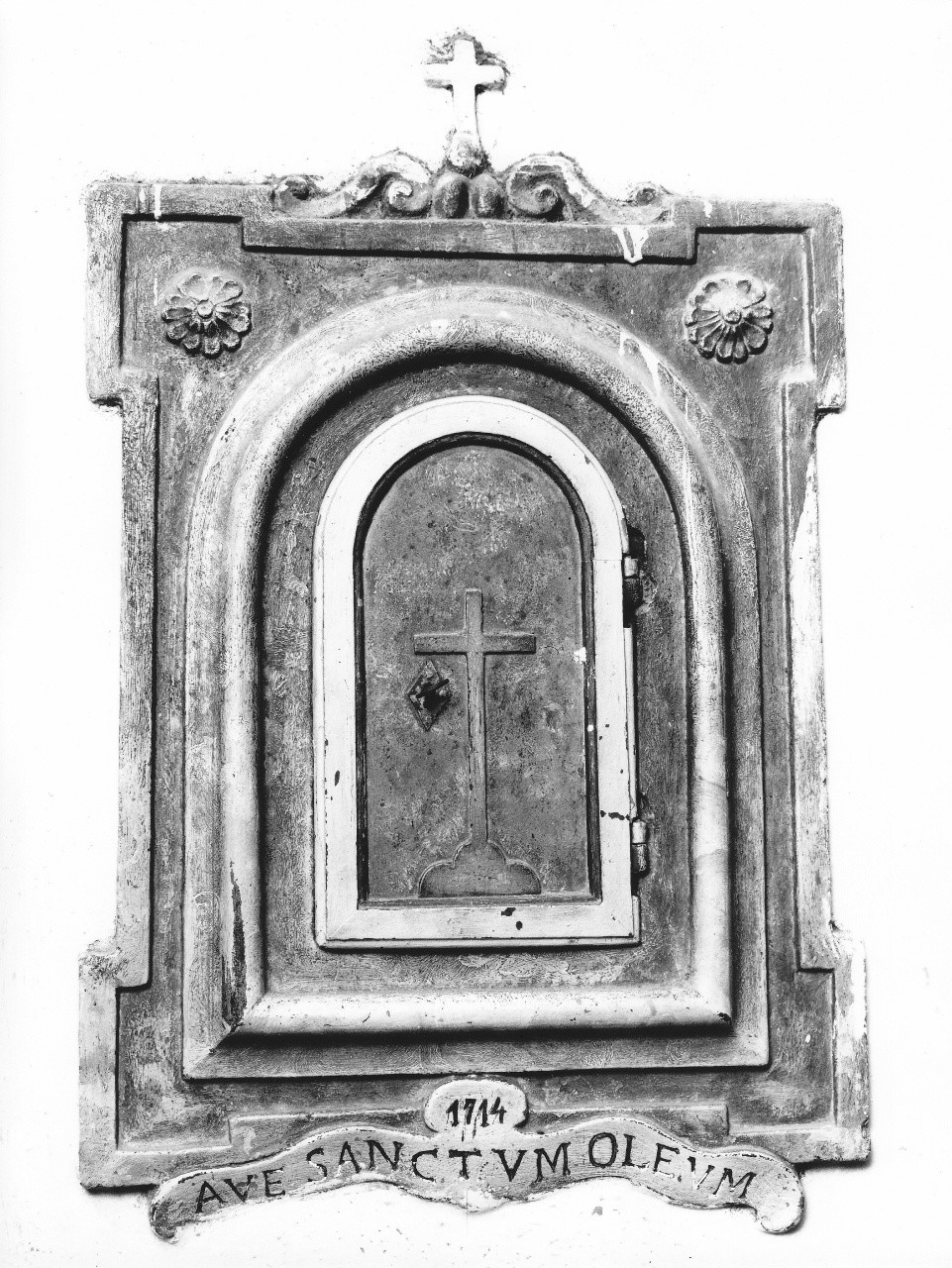 armadietto per oli santi, pendant - bottega fiorentina (sec. XVIII)