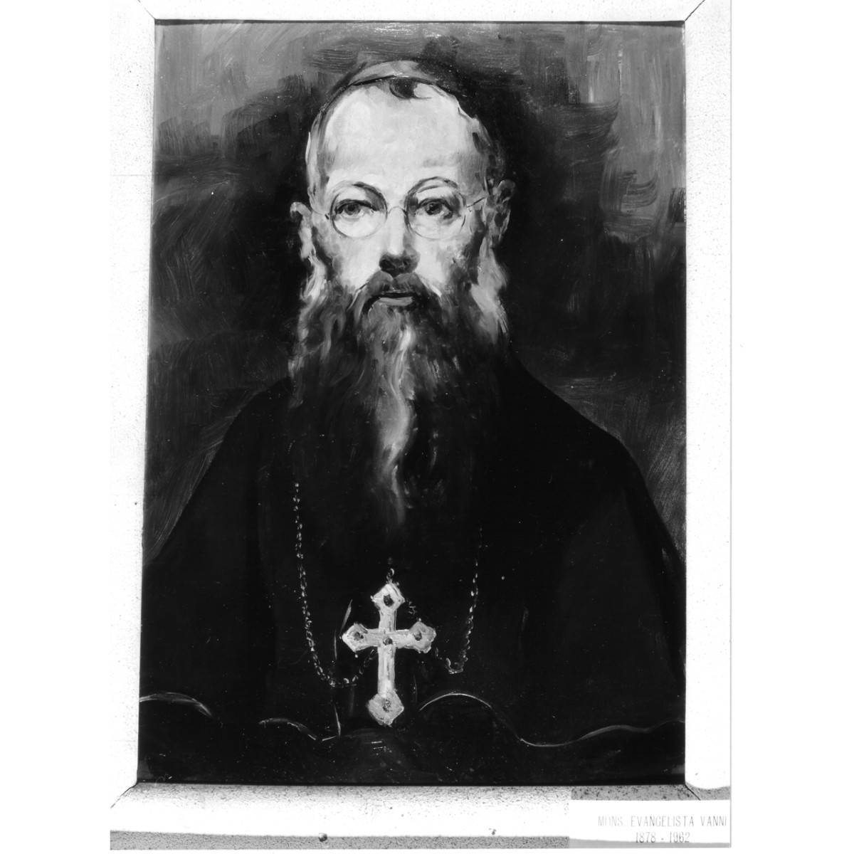 ritratto di Monsignor Evangelista Vanni (dipinto) di Ortino Michele (secondo quarto sec. XX)