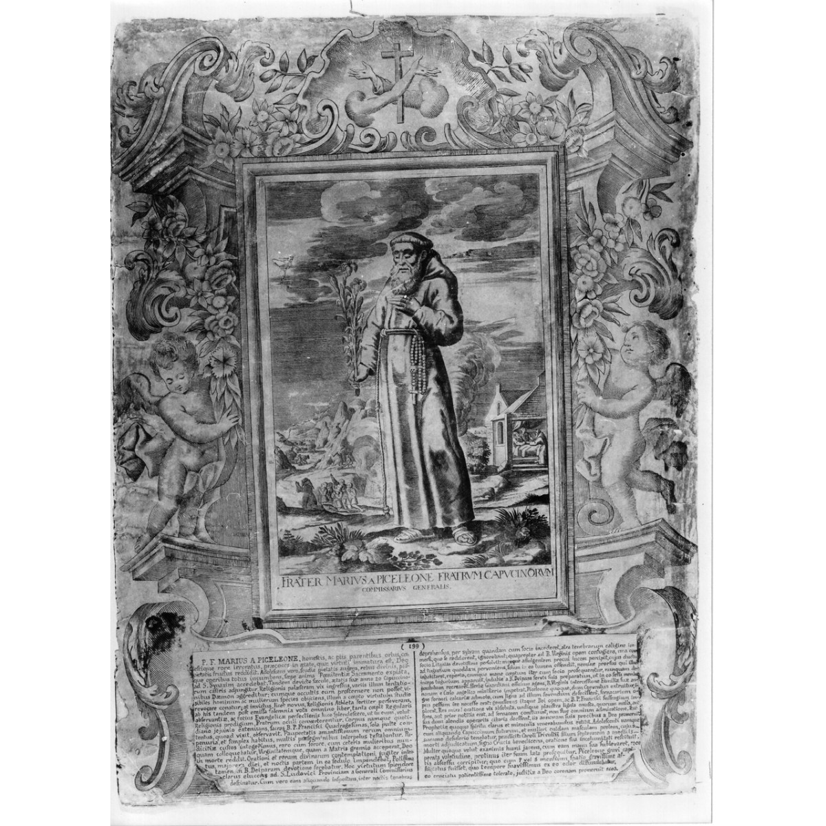 frate Mario (stampa) di Schott Johann, Loeffler Johann Heinrich, Loeffler Eckard Johann (fine/ inizio secc. XVIII/ XIX)