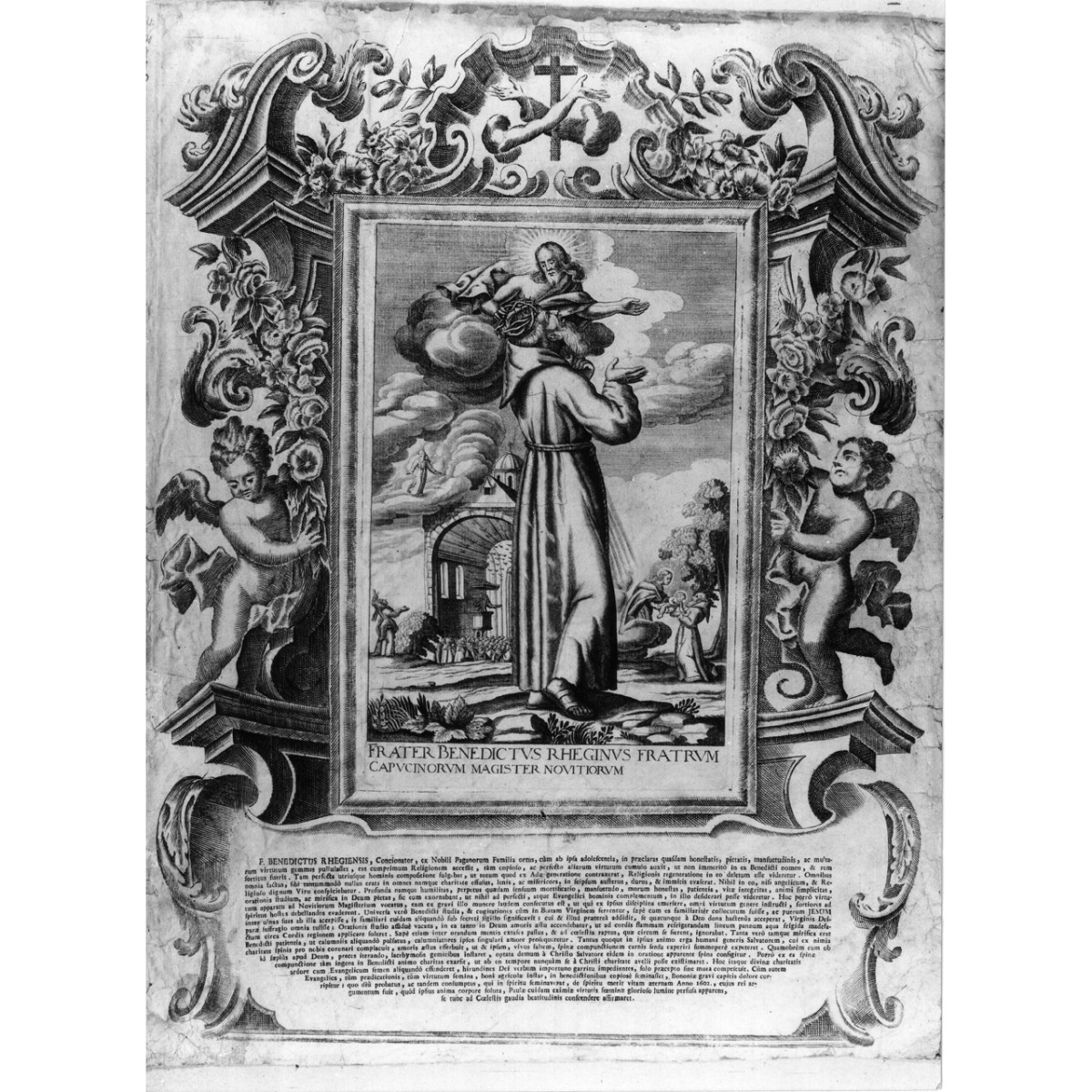 frate Benedetto da Reggio (stampa) di Loeffler Eckard Johann, Schott Johann, Loeffler Johann Heinrich (fine/ inizio secc. XVIII/ XIX)