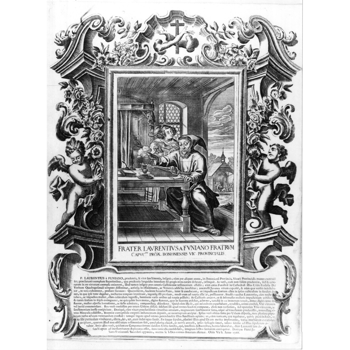 frate Lorenzo (stampa) di Schott Johann, Loeffler Johann Heinrich, Loeffler Eckard Johann (fine/ inizio secc. XVIII/ XIX)