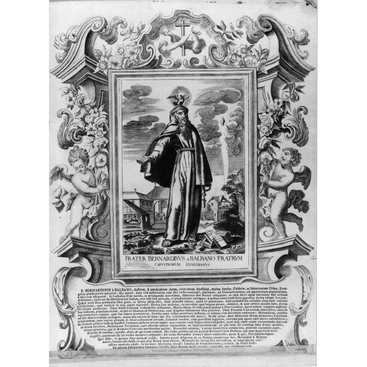 frate Bernardino (stampa) di Loeffler Eckard Johann, Schott Johann, Loeffler Johann Heinrich (fine/ inizio secc. XVIII/ XIX)