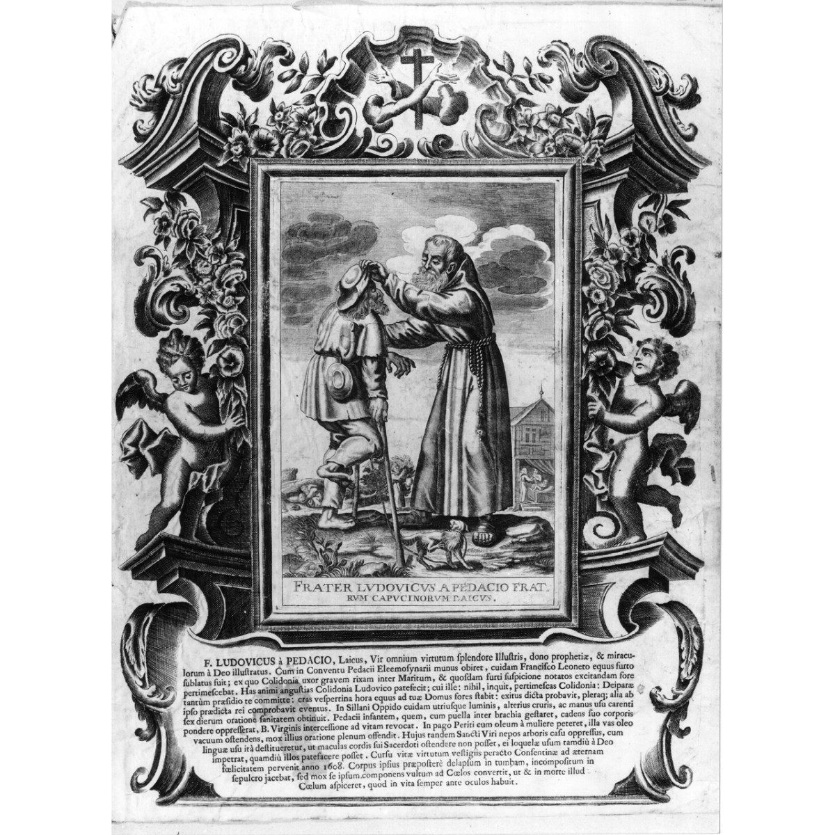 frate Ludovico da Pedacio (stampa) di Schott Johann (fine/ inizio secc. XVIII/ XIX)