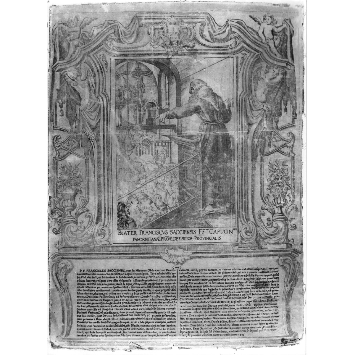 frate Francesco (stampa) di Schott Johann, Loeffler Eckard Johann, Loeffler Johann Heinrich (fine/ inizio secc. XVIII/ XIX)