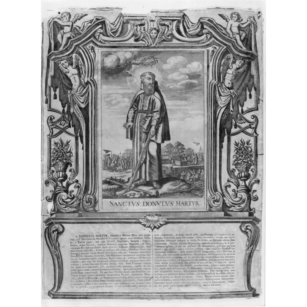 San Donulo (stampa) di Schott Johann (fine/ inizio secc. XVIII/ XIX)