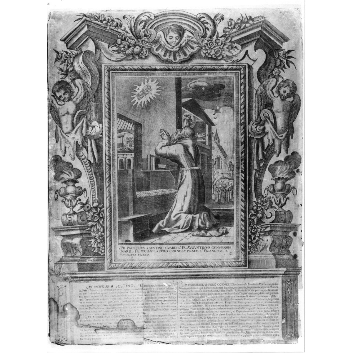 frati cappuccini (stampa) di Schott Johann (fine/ inizio secc. XVIII/ XIX)