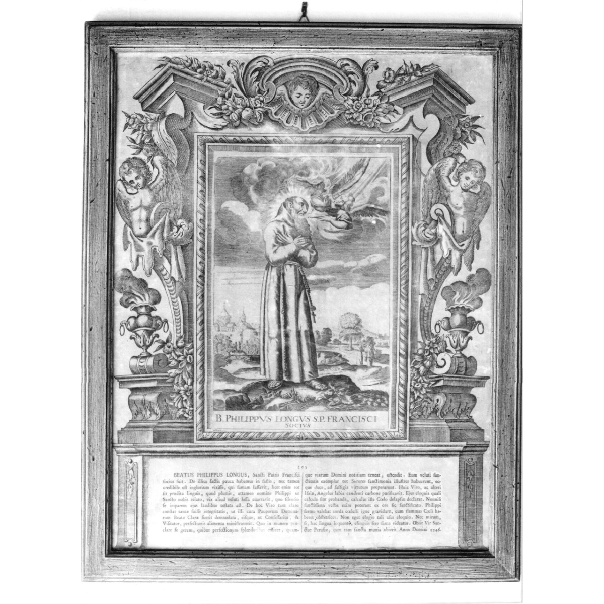 Beato Filippo (stampa) di Schott Johann (fine/ inizio secc. XVIII/ XIX)