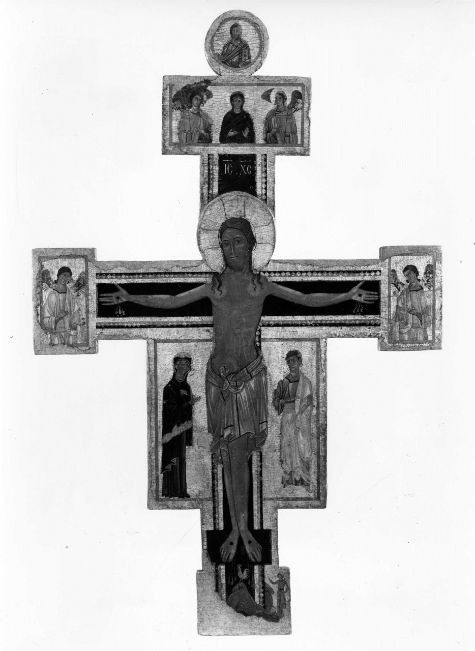Cristo crocifisso (dipinto) di Maestro del Bigallo (secondo quarto sec. XIII)