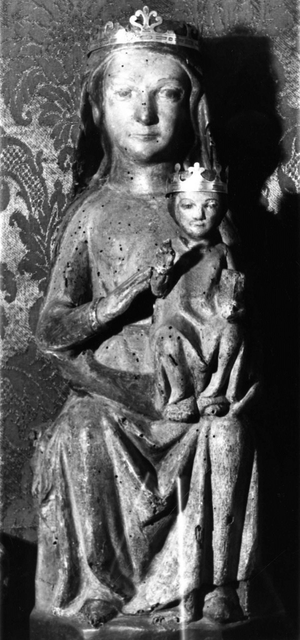 Madonna con Bambino (scultura) - bottega toscana (terzo quarto sec. XIV)