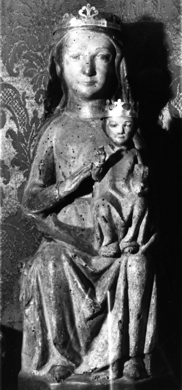 Madonna con Bambino (scultura) - bottega toscana (terzo quarto sec. XIV)