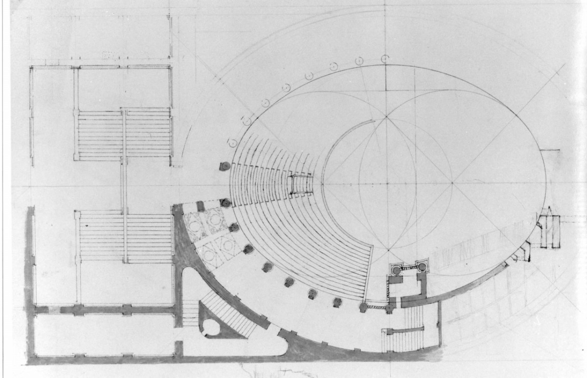 pianta (disegno) di Corinti Donatello (inizio sec. XX)