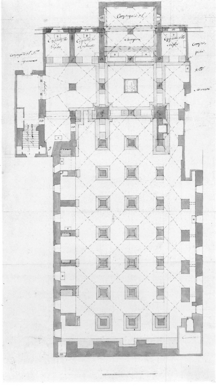 architettura (disegno) - ambito fiorentino (sec. XVIII)