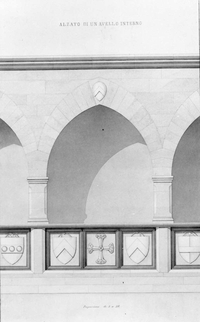 architettura (disegno) - ambito toscano (sec. XIX)