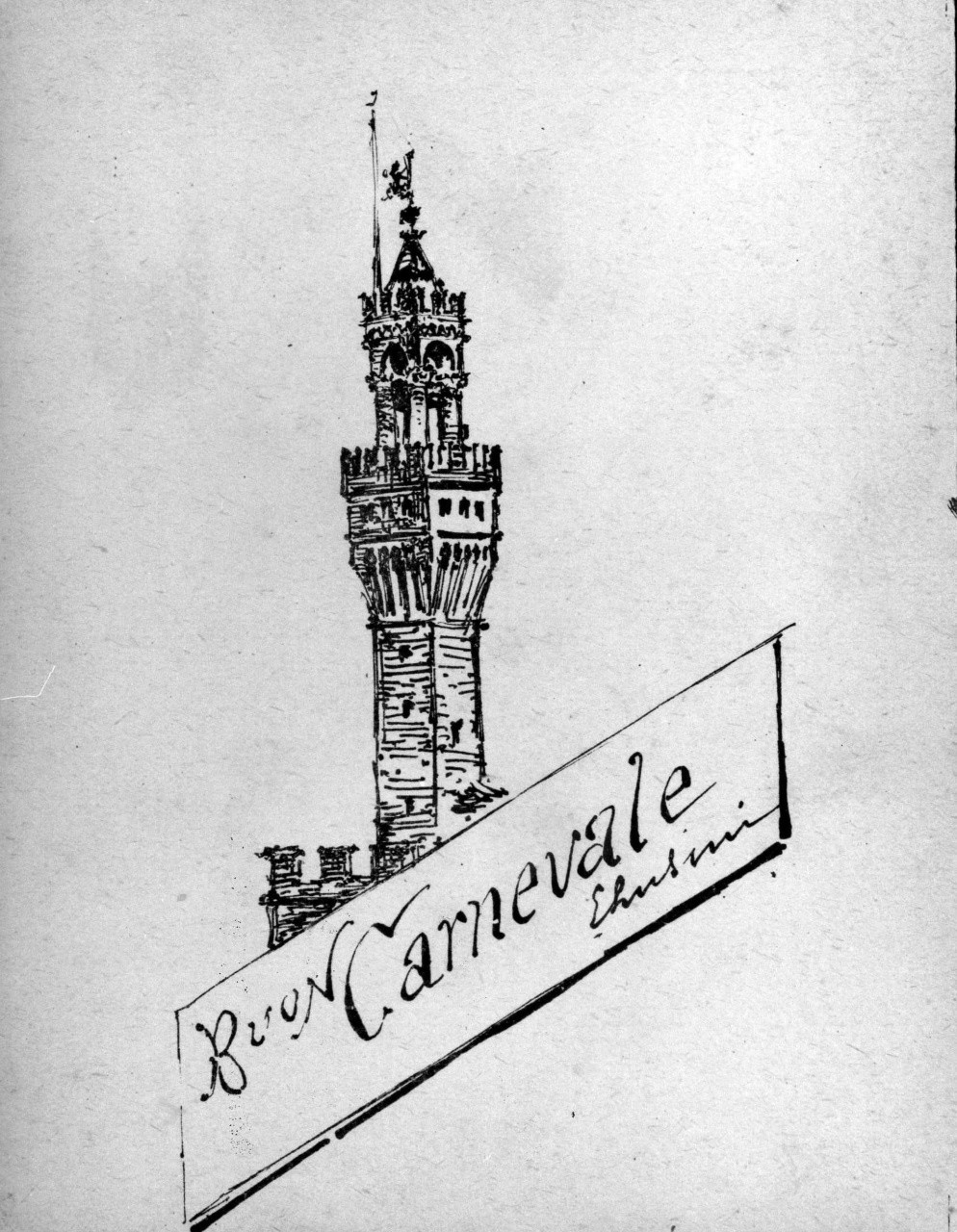 architettura (stampa) di Lusini Ernesto (sec. XIX)