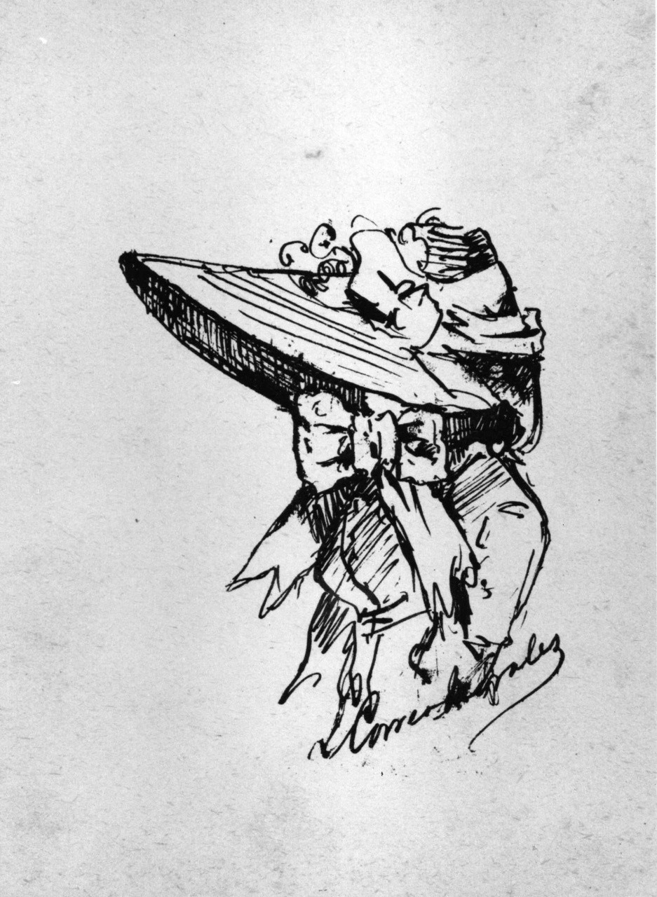 ritratto di donna (stampa) di Conca Morales L (sec. XIX)