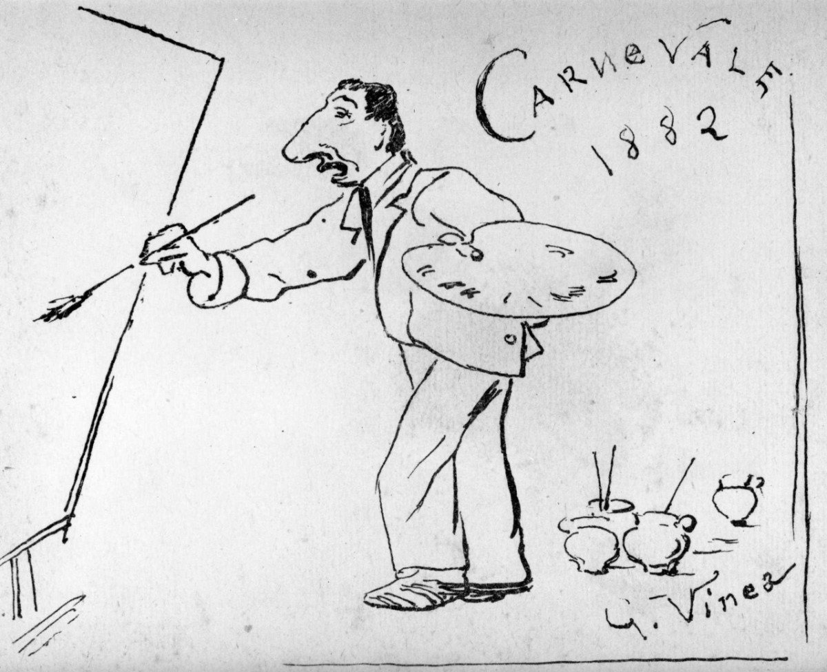 figura maschile (stampa) di Vinea G (sec. XIX)