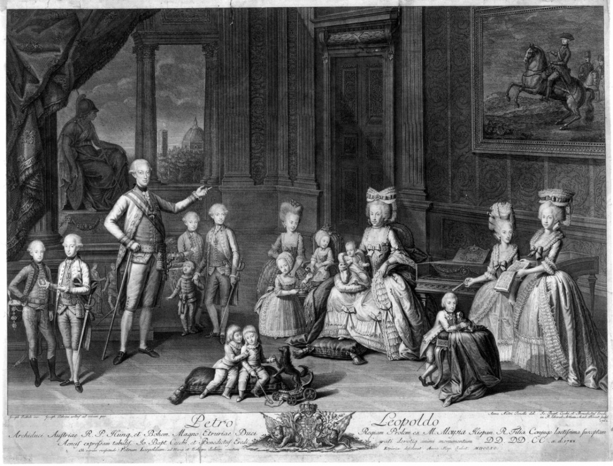 scena familiare (stampa) di Piattoli Giuseppe, Nistri Tonelli Anna, Cecchi Giovan Battista (sec. XVIII)