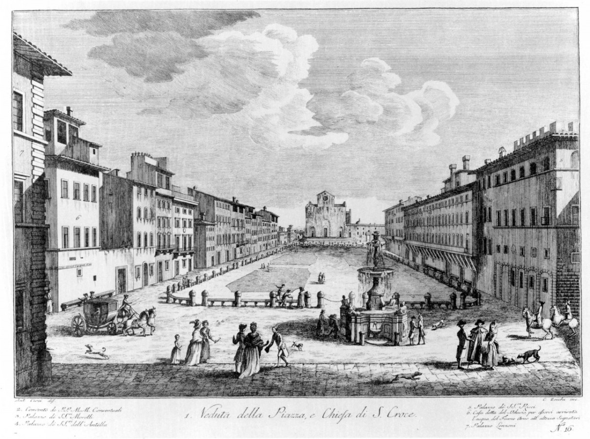 veduta di città (stampa) di Cioci Antonio (prima metà sec. XX)