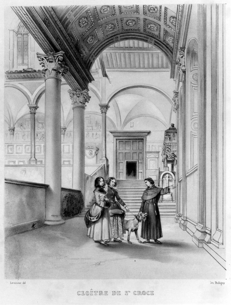 architettura (stampa a colori) di Levasseur Jean Charles, Ballagny (sec. XIX)