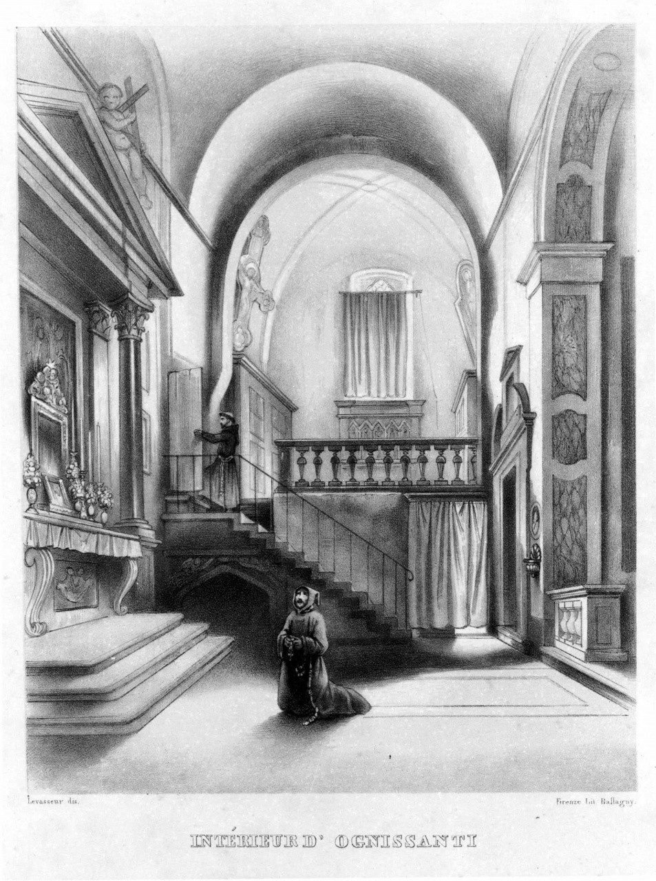 architettura (stampa a colori) di Levasseur Jean Charles, Ballagny (sec. XIX)