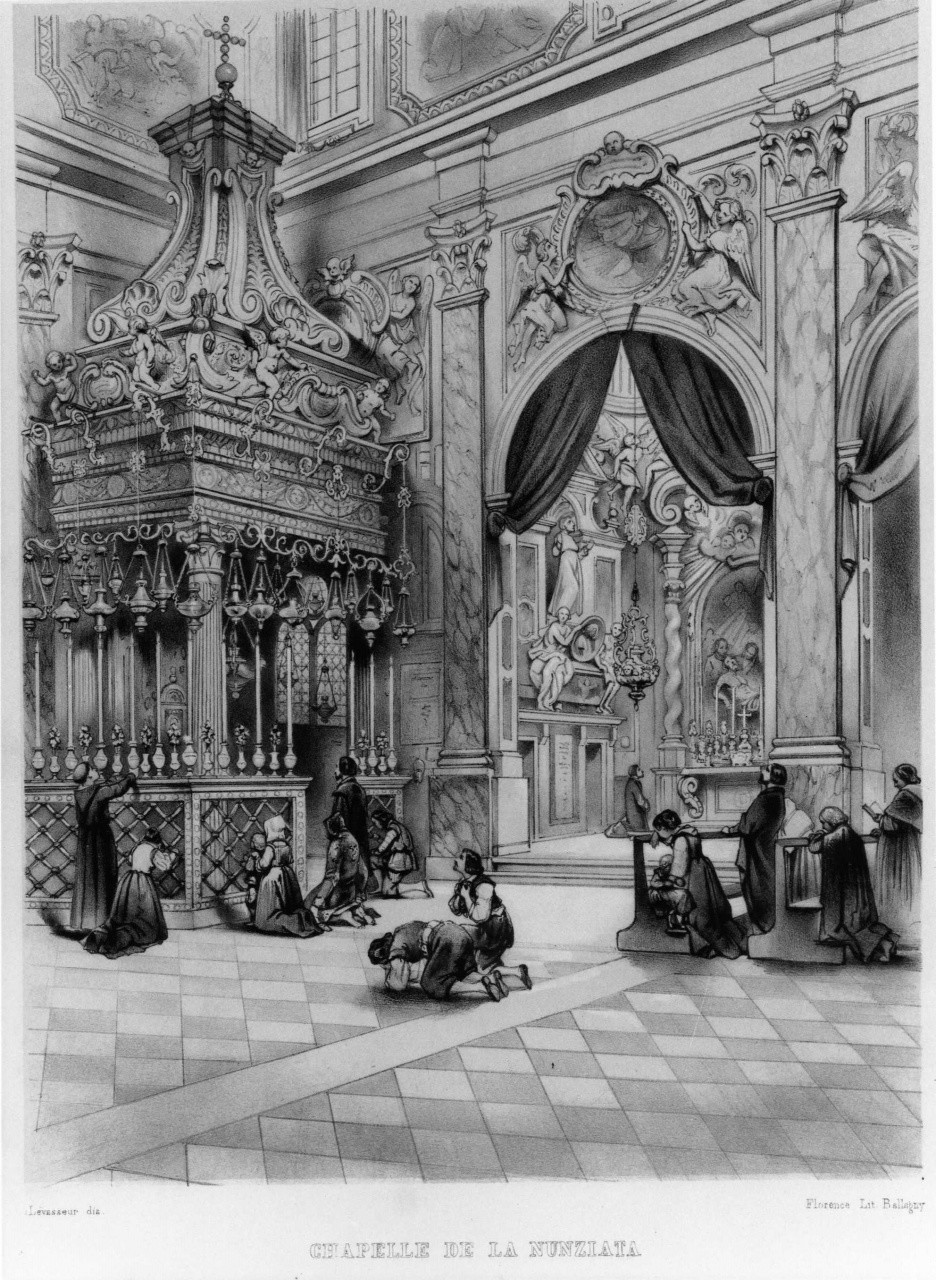 architettura (stampa a colori) di Levasseur Jean Charles, Ballagny (sec. XIX)