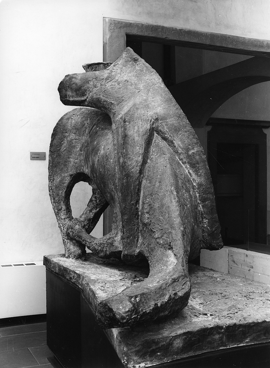 Miracolo, giovane a cavallo (scultura) di Fonderia d'arte De Andreis (sec. XX)