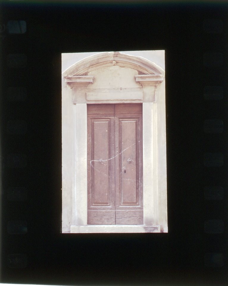 mostra di portale di Dosio Giovanni Antonio (attribuito) (sec. XVI)