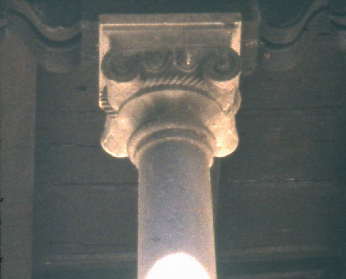 capitello di colonna, coppia - bottega fiorentina (sec. XV)