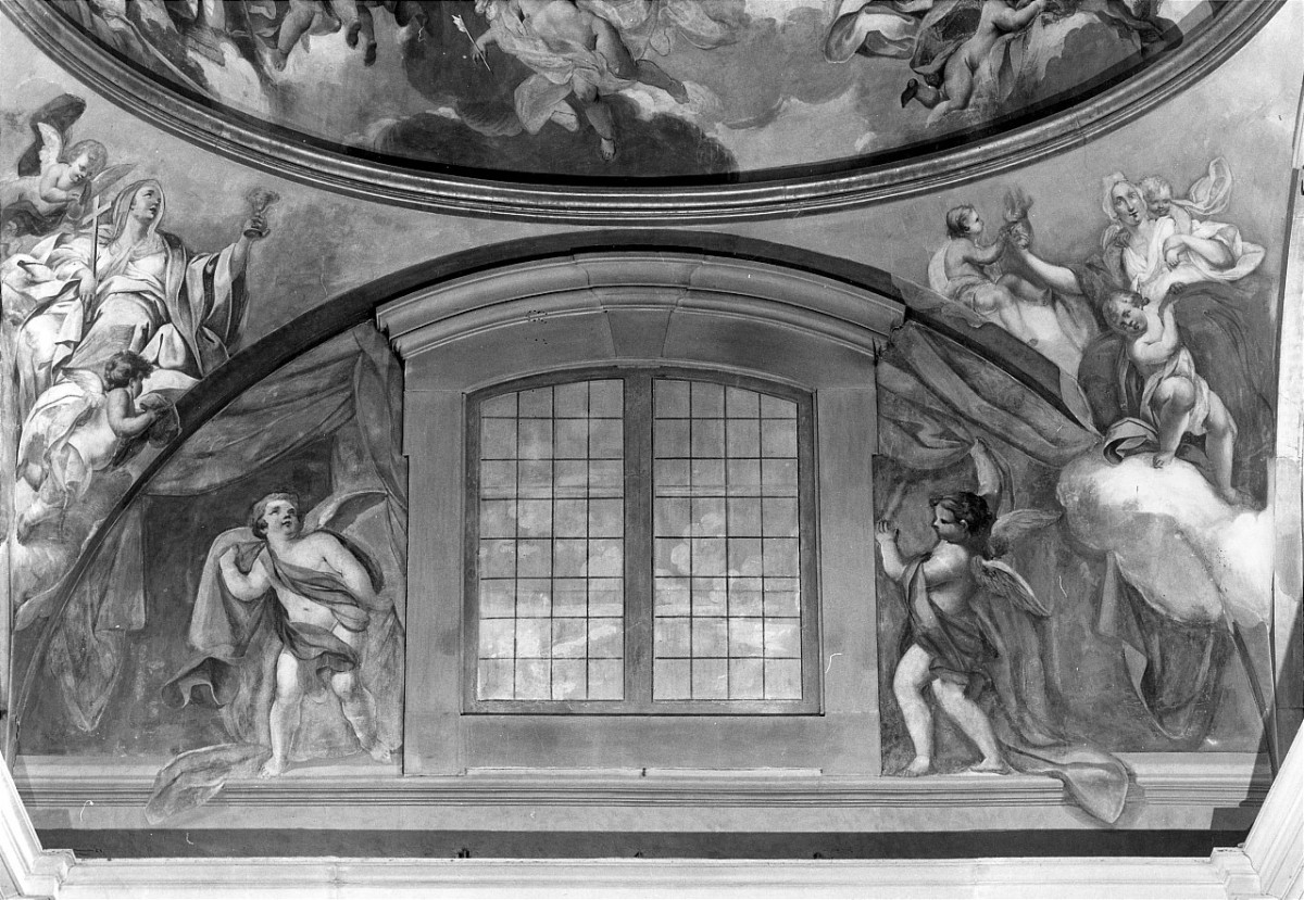 angeli (dipinto murale) - ambito fiorentino (sec. XVIII)