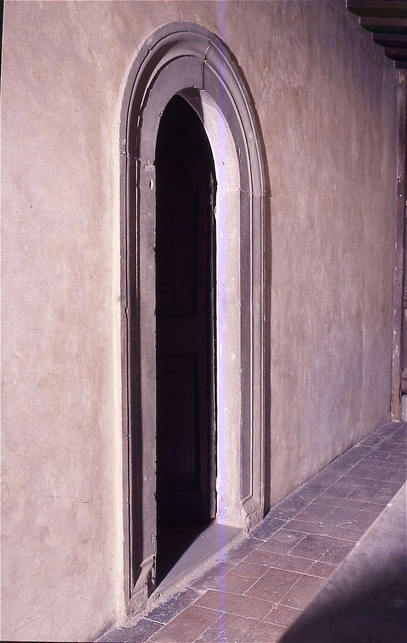 mostra di portale, serie - bottega toscana (sec. XV)
